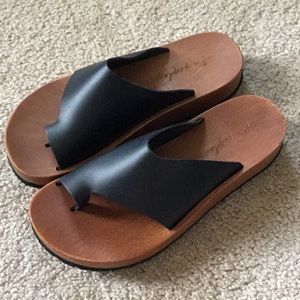 Free People Black Clog Sandal 7